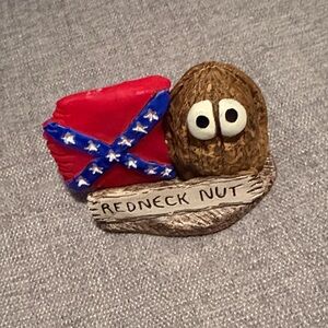 Redneck Nut Decorative Figurine - Red & Brown Home Accent